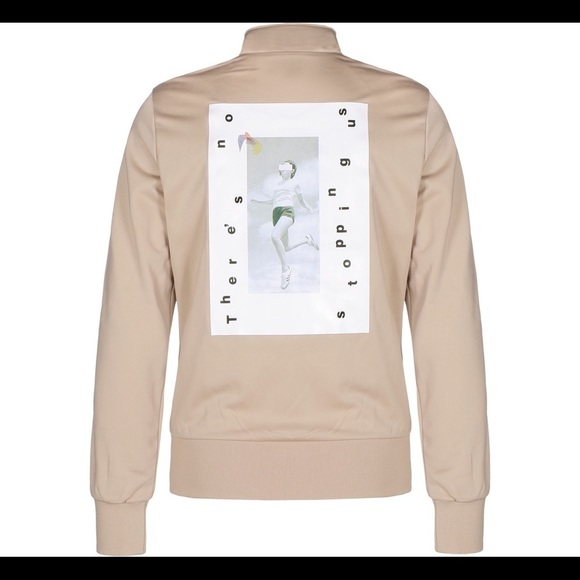 ADIDAS Originals Womens Firebird Info Poster Track Top Retro Small Dusty Rose S - Picture 7 of 14